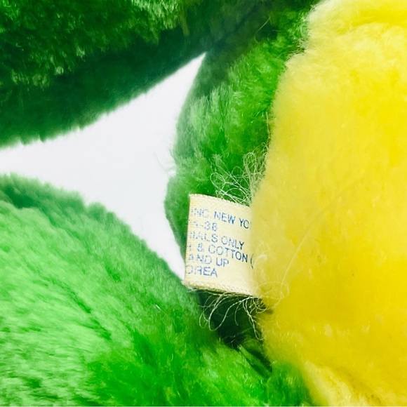 vintage green frog 80s croaking frog made in korea 11 inch - Picture 9 of 13